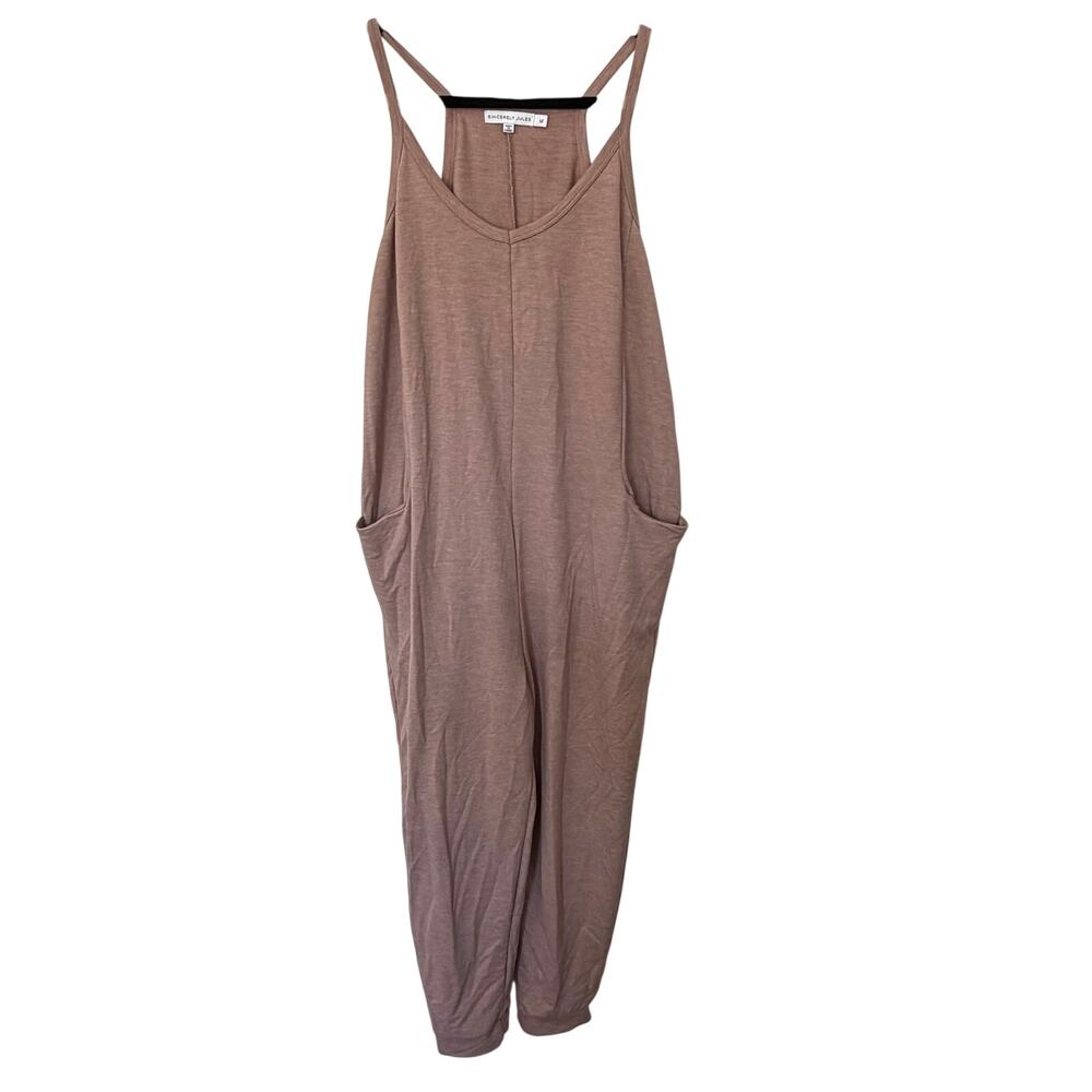 Sincerely Jules (M) Pink Slouchy Onesie Jumpsuit Harem Hot Shot Style Onesie